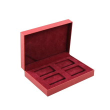 Paper Coated Wooden Velvet Lined Coin Boxes Exquisite gift souvenir box
